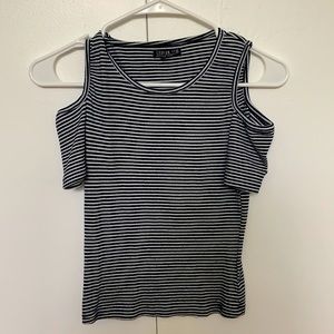 Striped Off the Shoulder Shirt